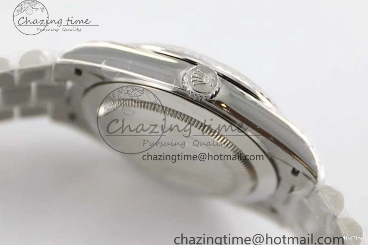 MiroTime 0219 Comfortable Day Date 40mm SS 904L Steel TWF 1:1 Best Edition Ice Blue Arabic Dial on SS Bracelet A 2357